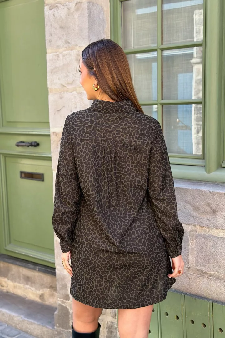 Robe courte Tania Kaki