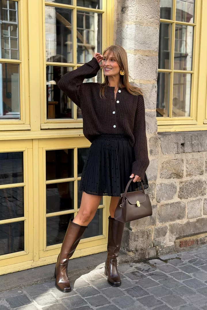 Gilet Oriane Chocolat