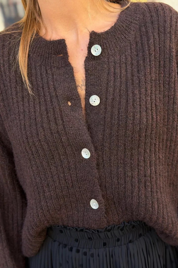 Gilet Oriane Chocolat
