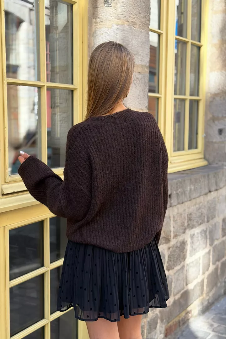 Gilet Oriane Chocolat