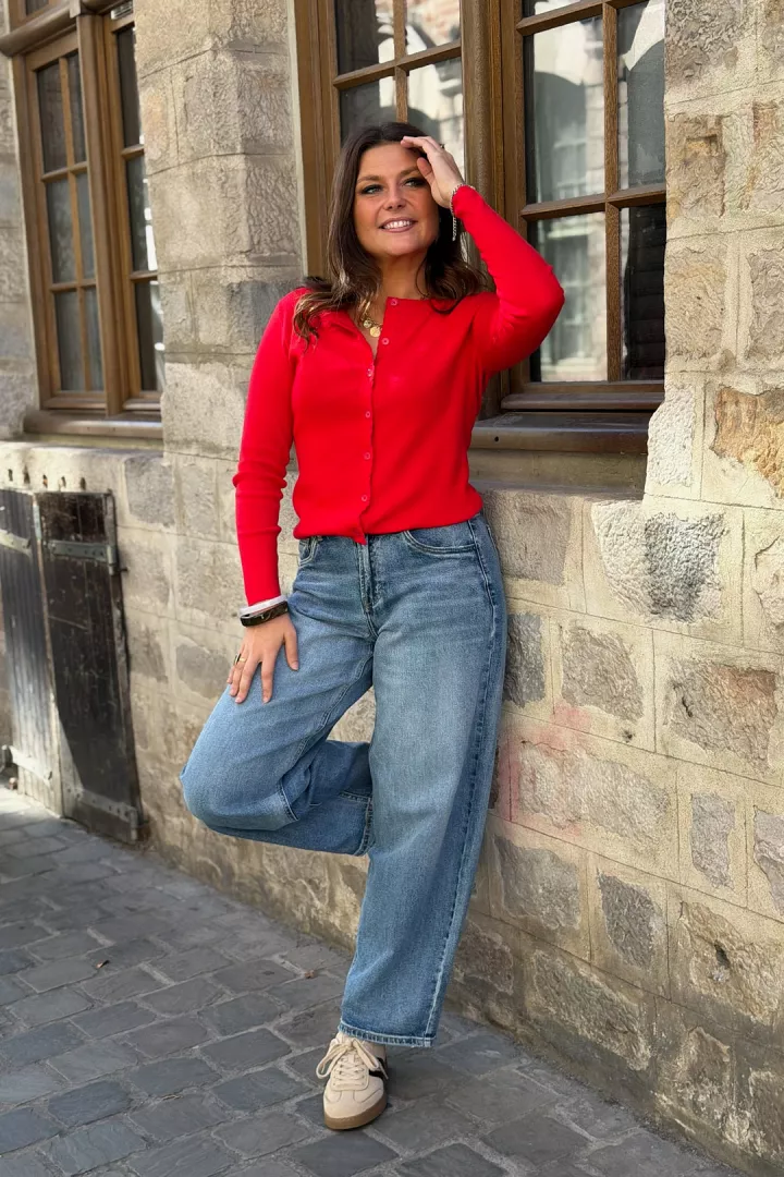 Gilet Orane Rouge