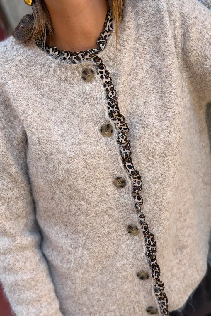 Gilet Romy Taupe