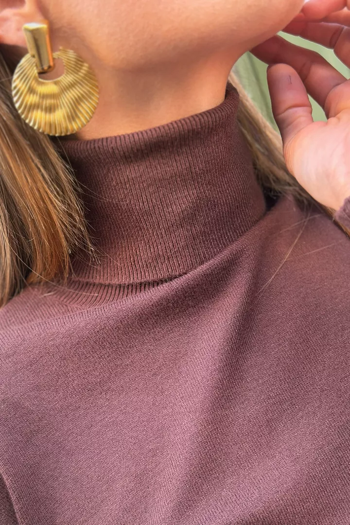 Pull Karolina Marron&nbsp;| Juste Elles