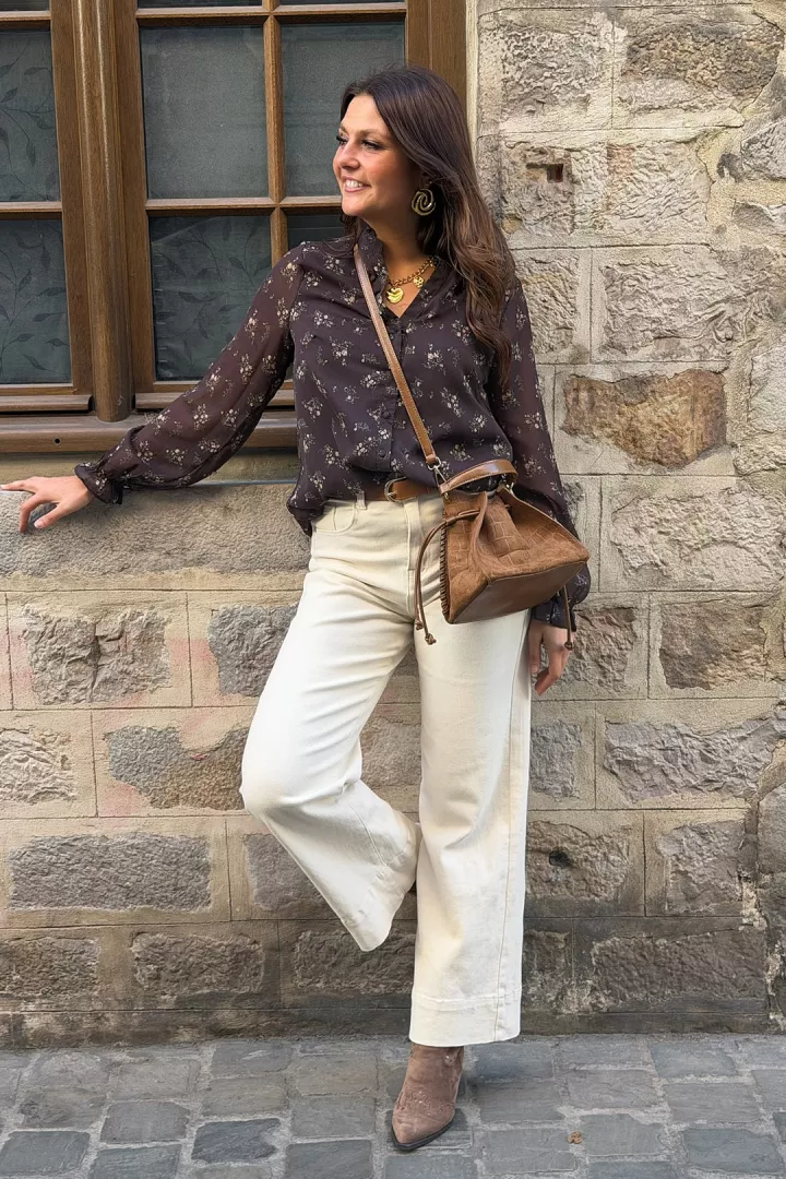 Blouse Lolane Chocolat