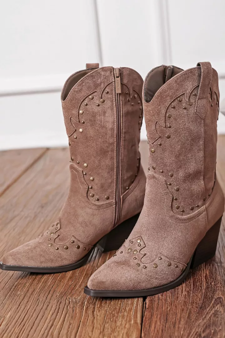 Chaussure Santiags Harper Taupe