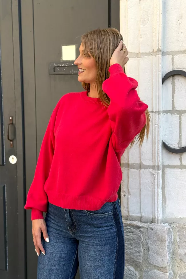 Pull Jeanne  Rouge