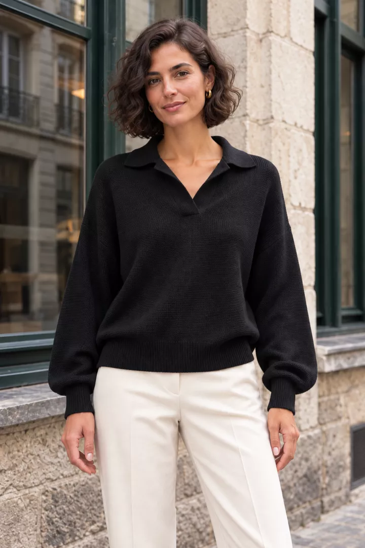 Pull pauline Noir