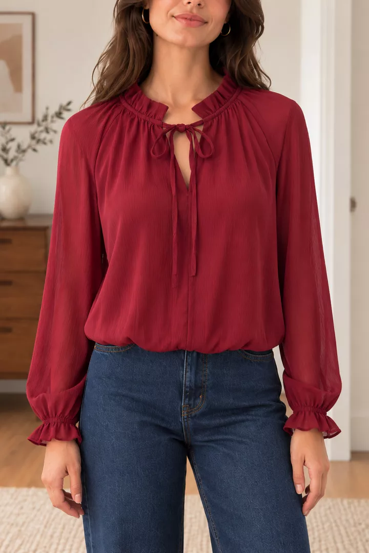Blouse Lilo Bordeaux