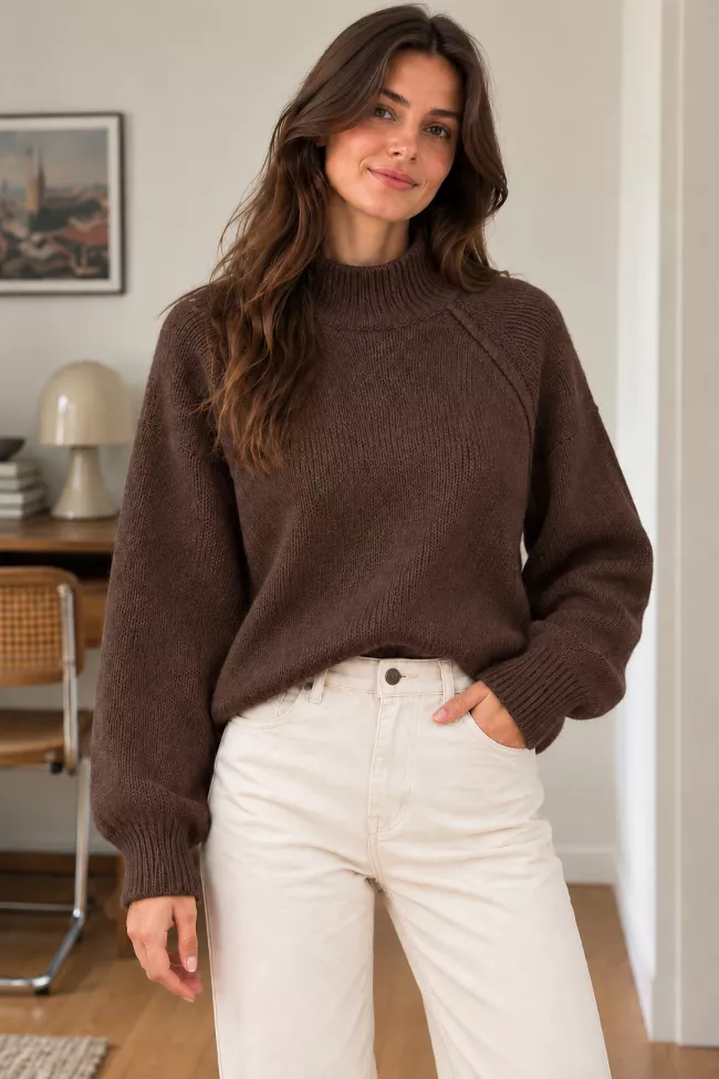 Pull Lumi Chocolat