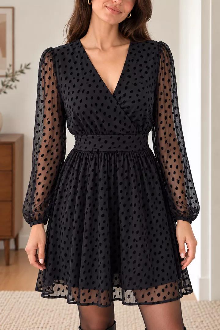Robe courte Maho Noir