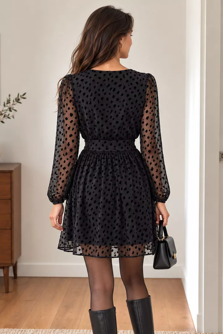 Robe courte Maho Noir