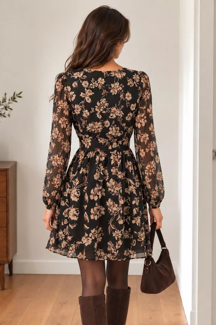 Robe courte Shilo Noir