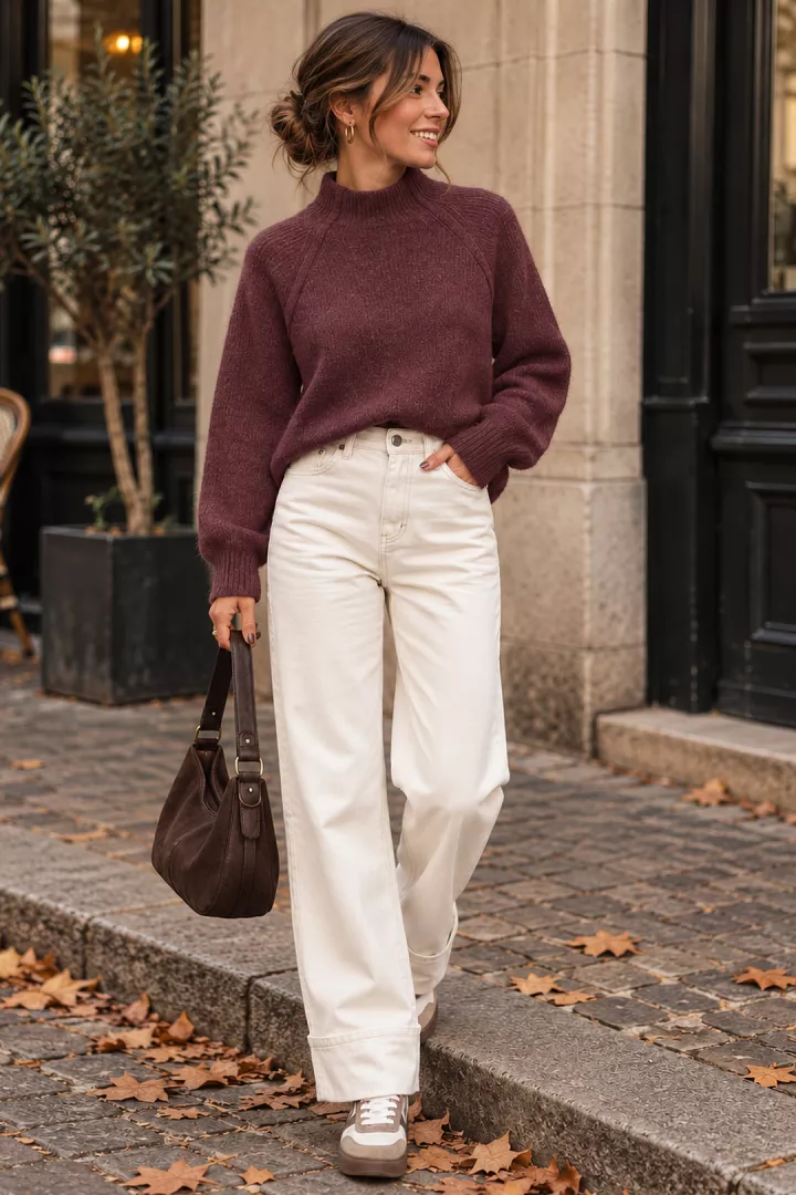 Pull Lumi Bordeaux