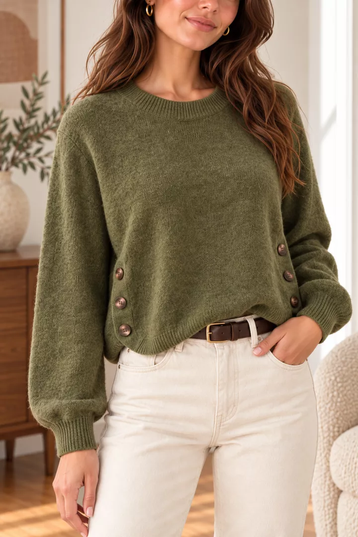 Pull Fitia vert