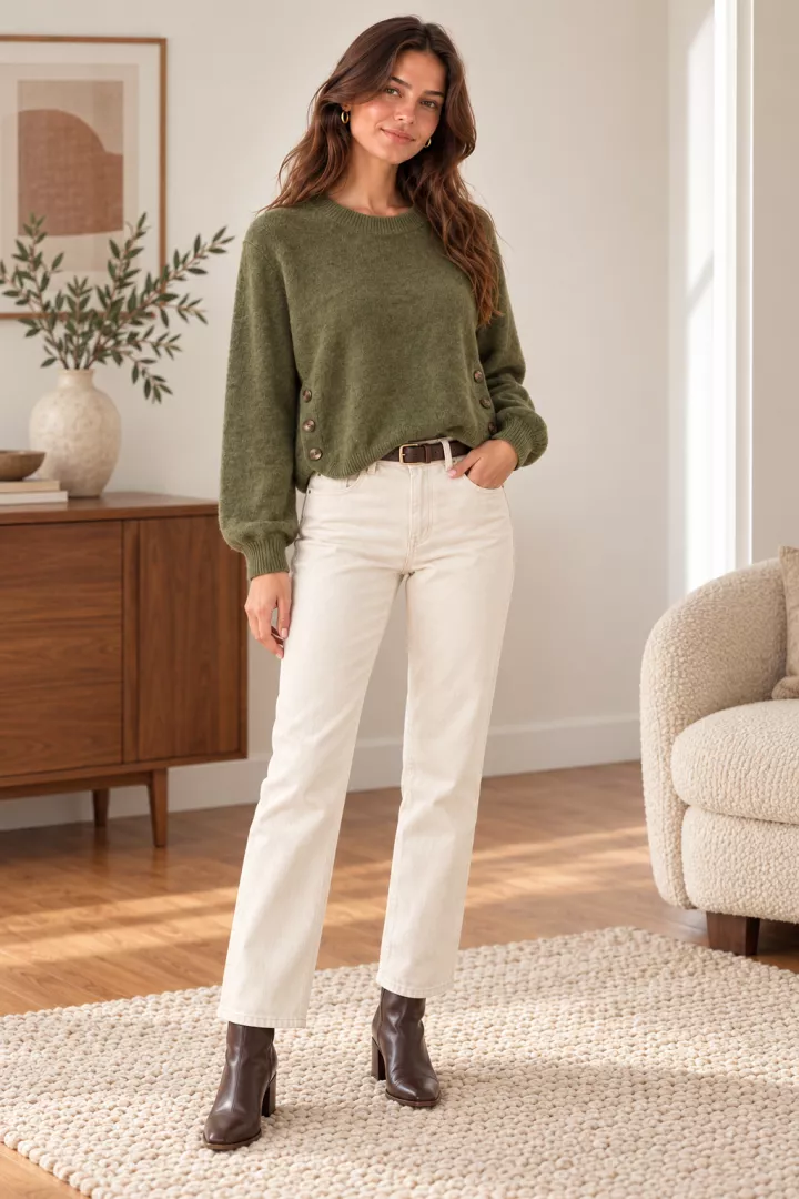 Pull Fitia vert