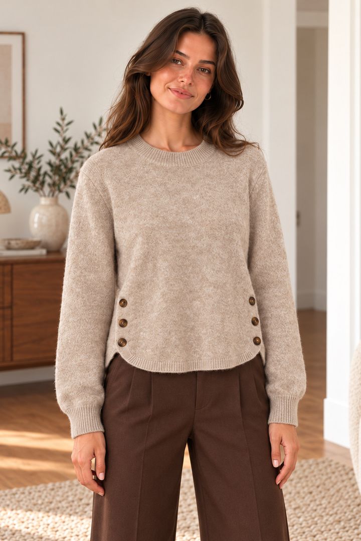 Pull Fitia Beige