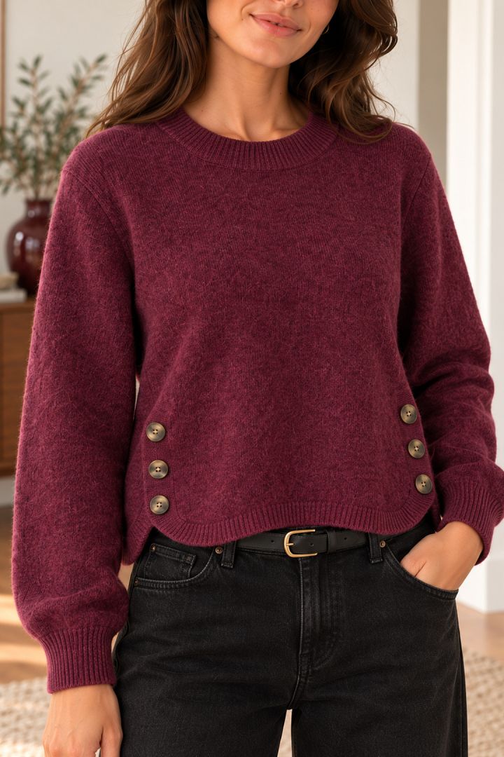 Pull Fitia Bordeaux