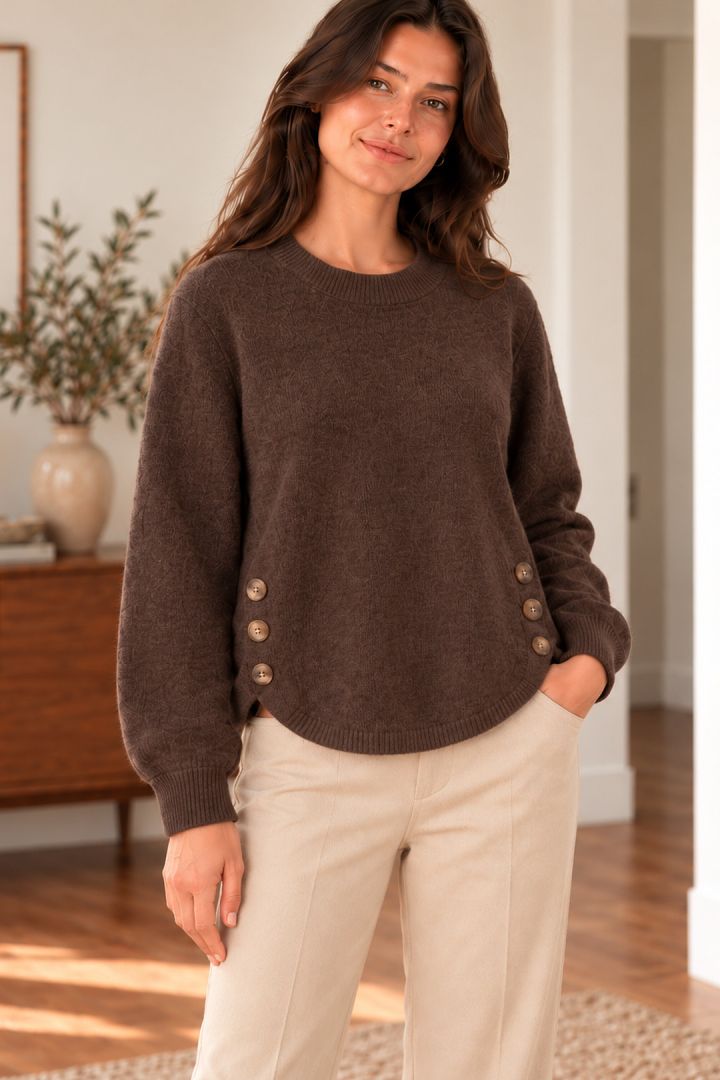 Pull Fitia Chocolat