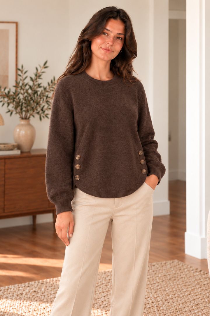 Pull Fitia Chocolat