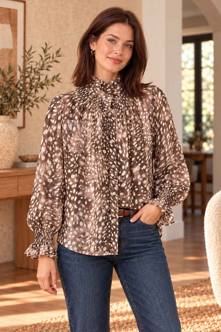 Chemise Zury Chocolat
