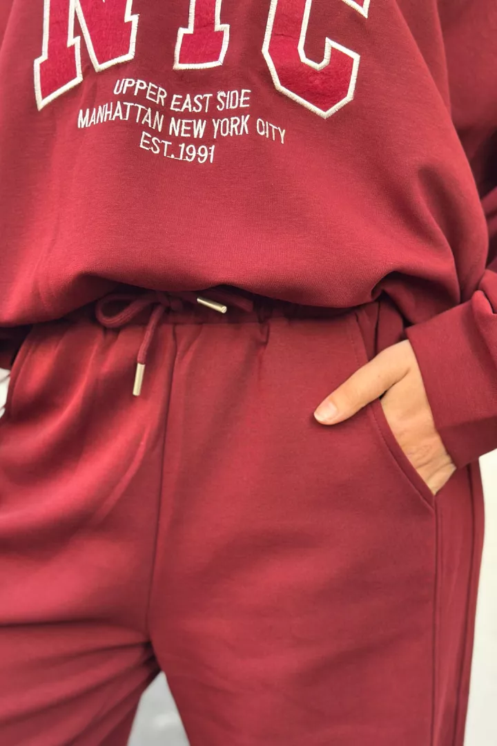 Pantalon Nuna Bordeaux